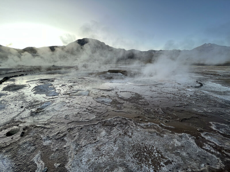 Gejzíry El Tatio jsou druhé největší termální prameny na světě